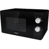 Microondas sencillo Gorenje MO20E1B – 20 L, 800 W, 5 niveles de potencia, plato giratorio de 270 mm, negro