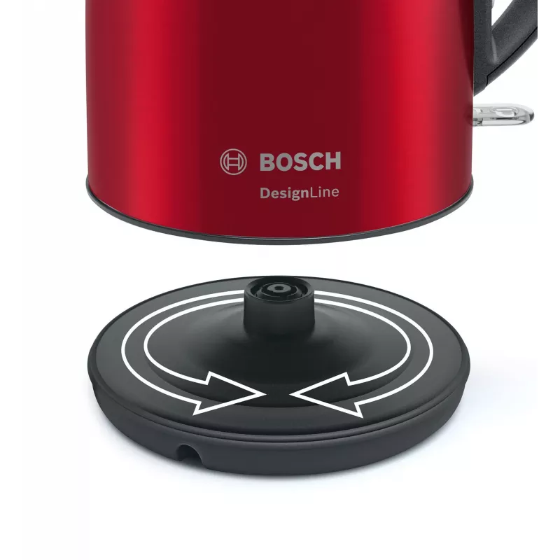 Hervidor Bosch TWK3P424 1,7 L 2400 W gris, rojo