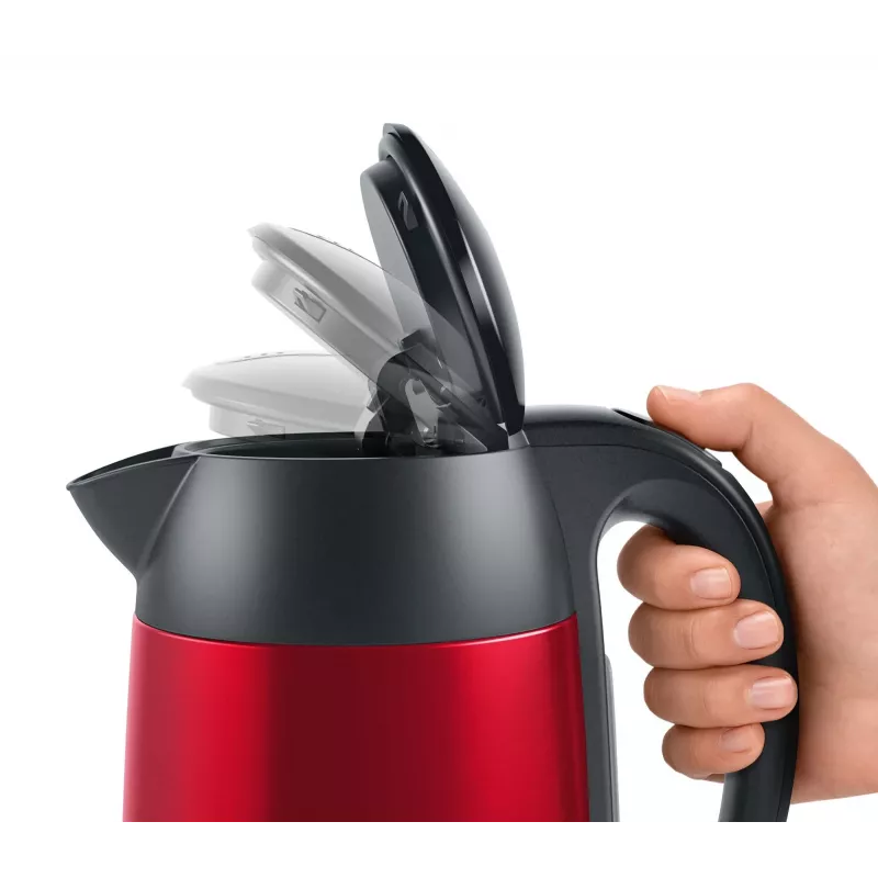 Hervidor Bosch TWK3P424 1,7 L 2400 W gris, rojo