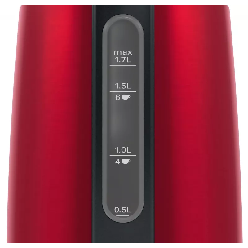 Hervidor Bosch TWK3P424 1,7 L 2400 W gris, rojo