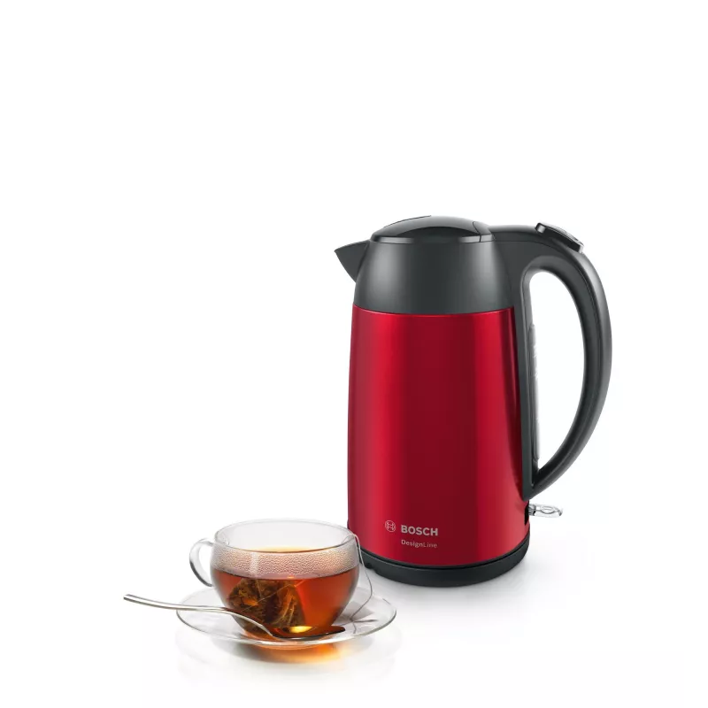 Hervidor Bosch TWK3P424 1,7 L 2400 W gris, rojo
