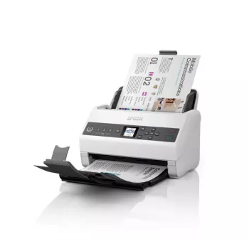 Escáner de alimentación Epson DS-730N 600 x 600 DPI A4 negro, gris