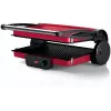 Parrilla de contacto Bosch TCG4104 — 2000 W, rectangular, termostato regulable, superficie de parrilla 328×238 mm, rojo