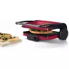 Parrilla de contacto Bosch TCG4104 — 2000 W, rectangular, termostato regulable, superficie de parrilla 328×238 mm, rojo