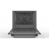 Cocina independiente Bosch Serie 4 HKR39A250U, placa vitrocerámica 4 zonas, horno 66 L, acero inoxidable, 600 mm