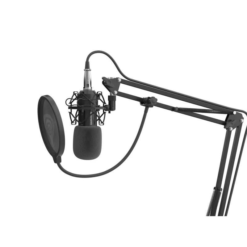 Micrófono de estudio GENESIS Radium 300 XLR negro