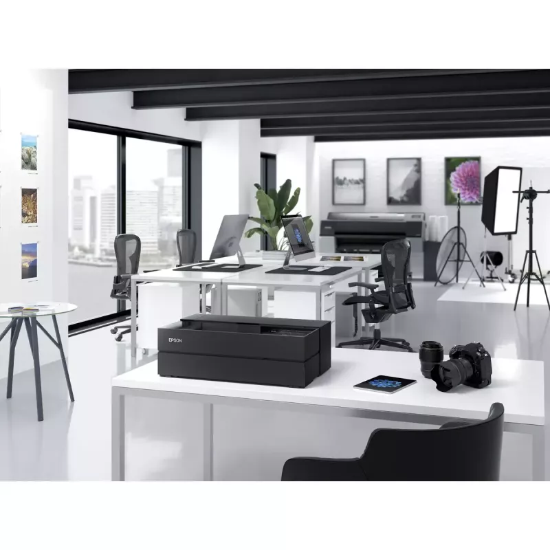 Epson SureColor SC-P700 C11CH38402 impresora fotográfica de inyección de tinta, A3+, 5760 x 1440 ppp, Wi-Fi, Ethernet, USB 3.0, impresión en CD/DVD, negra