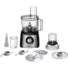 Robot de cocina Bosch MCM3401M con motor de 800 W y bol de 2,3 L, negro/acero inoxidable