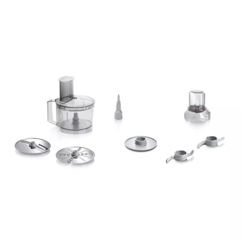 Robot de cocina Bosch MCM3401M con motor de 800 W y bol de 2,3 L, negro/acero inoxidable