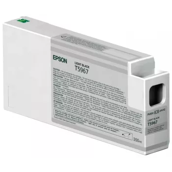 Epson pack individual negro claro T596700 UltraChrome HDR 350 ml, negro claro, tinta pigmentada, 350 ml, 1 ud.