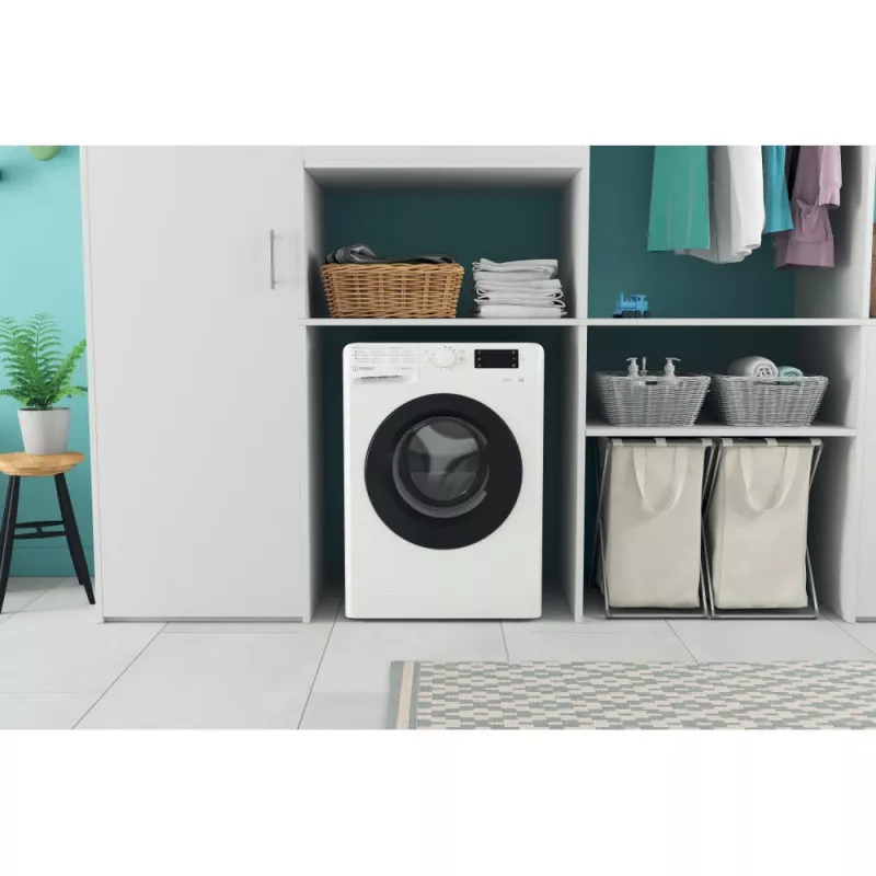 Lavadora de carga frontal Indesit MTWE 71252 WK EE 7 kg 1151 rpm blanca