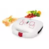ETA Kvadro ETA415390000 sandwichera, 700 W, para 2 sándwiches, antiadherente, blanca