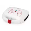 ETA Kvadro ETA415390000 sandwichera, 700 W, para 2 sándwiches, antiadherente, blanca