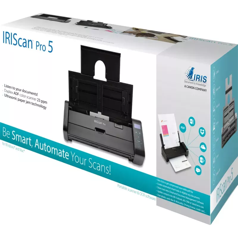 Escáner con ADF I.R.I.S. IRIScan Pro 5