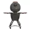 Parrilla kamado TUNABONE TunaBone Classic 23 pulgadas (talla L) parrilla de carbón cerámica, 23 pulgadas de diámetro de parrilla, gris oscuro