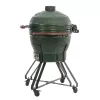 TunaBone Kamado Pro barbacoa de cerámica de 24 pulgadas, talla L, verde (TBG24GREEN-02)