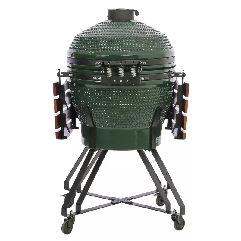 TunaBone Kamado Pro barbacoa de cerámica de 24 pulgadas, talla L, verde (TBG24GREEN-02)