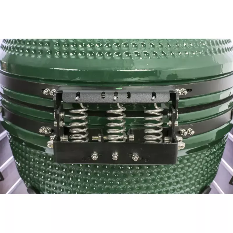 TunaBone Kamado Pro barbacoa de cerámica de 24 pulgadas, talla L, verde (TBG24GREEN-02)