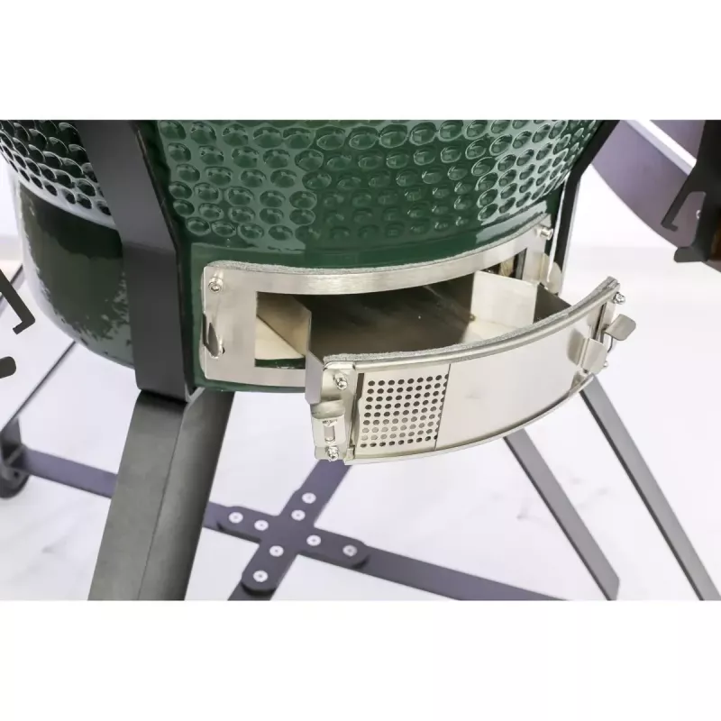 TunaBone Kamado Pro barbacoa de cerámica de 24 pulgadas, talla L, verde (TBG24GREEN-02)