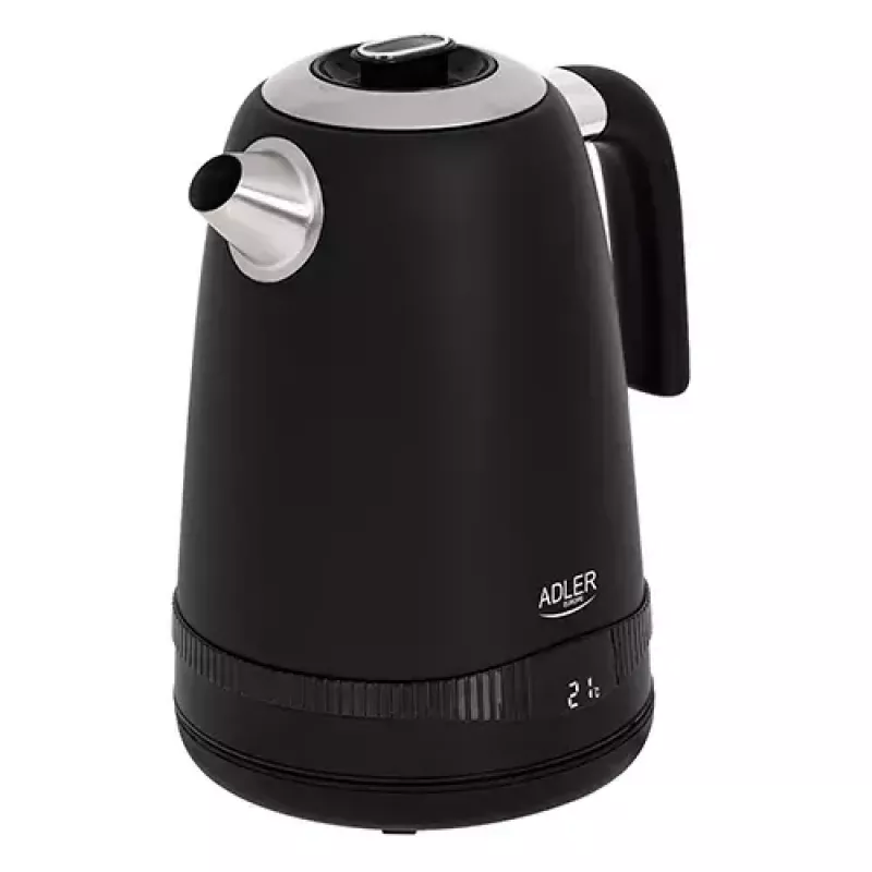 Adler AD 1295b hervidor eléctrico, 1,7 L, 2200 W, negro