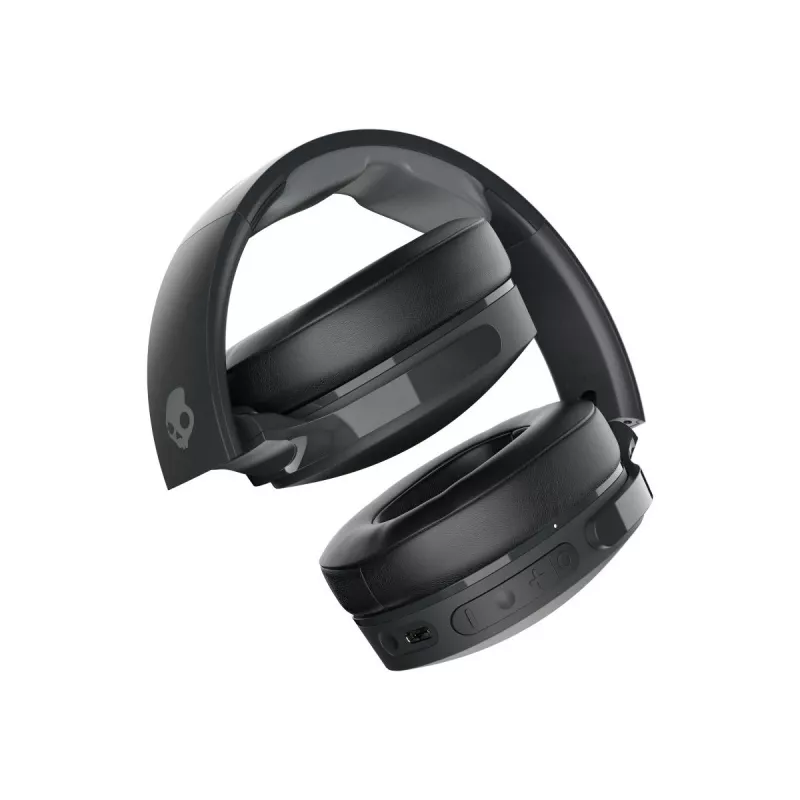 Skullcandy Hesh ANC S6HHW-N740 auriculares over-ear, con cable e inalámbricos, Bluetooth, cancelación activa de ruido, USB-C, hasta 22 h, True Black