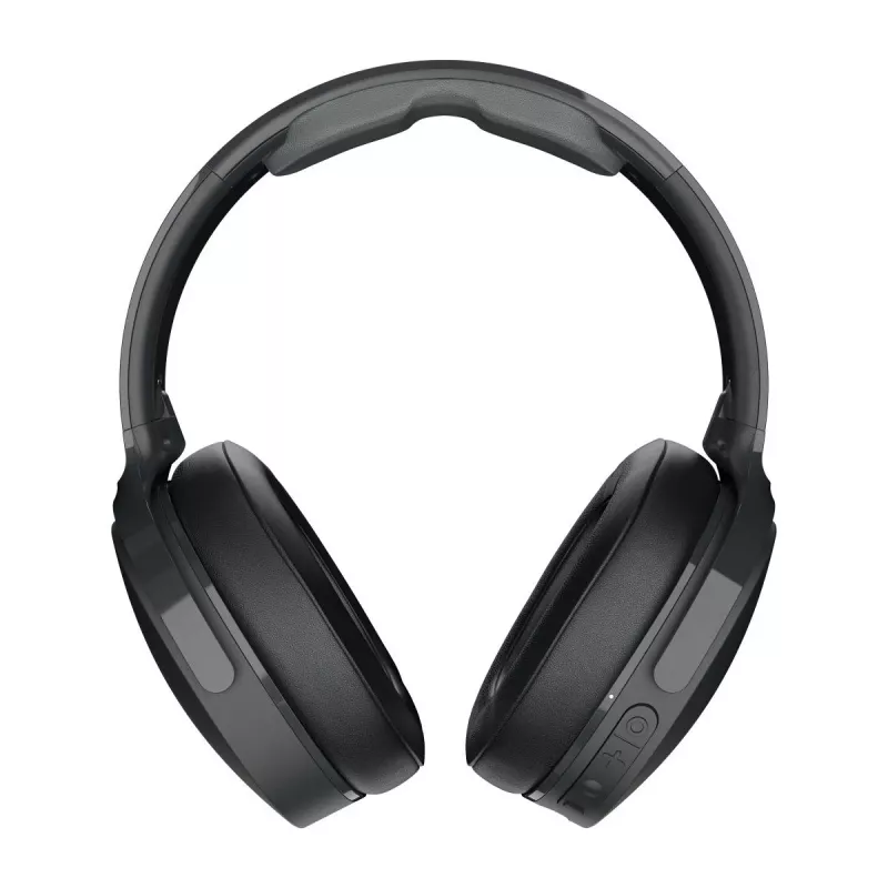 Skullcandy Hesh ANC S6HHW-N740 auriculares over-ear, con cable e inalámbricos, Bluetooth, cancelación activa de ruido, USB-C, hasta 22 h, True Black