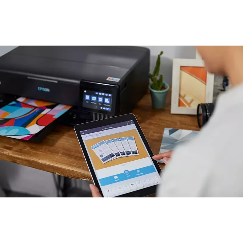 Impresora multifunción de inyección de tinta Epson EcoTank L8180 — A3+, color, 5760x1440 DPI, 32 ppm, dúplex, Wi‑Fi, Ethernet