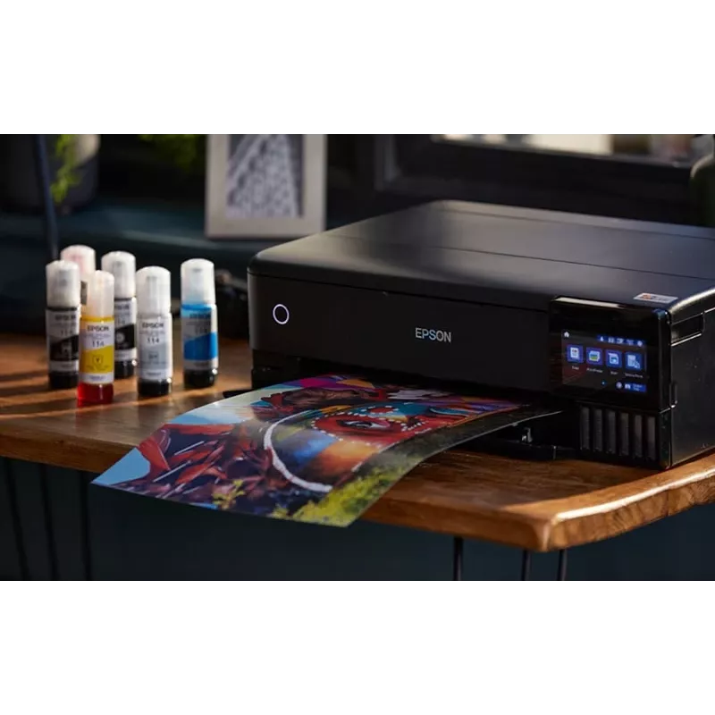 Impresora multifunción de inyección de tinta Epson EcoTank L8180 — A3+, color, 5760x1440 DPI, 32 ppm, dúplex, Wi‑Fi, Ethernet