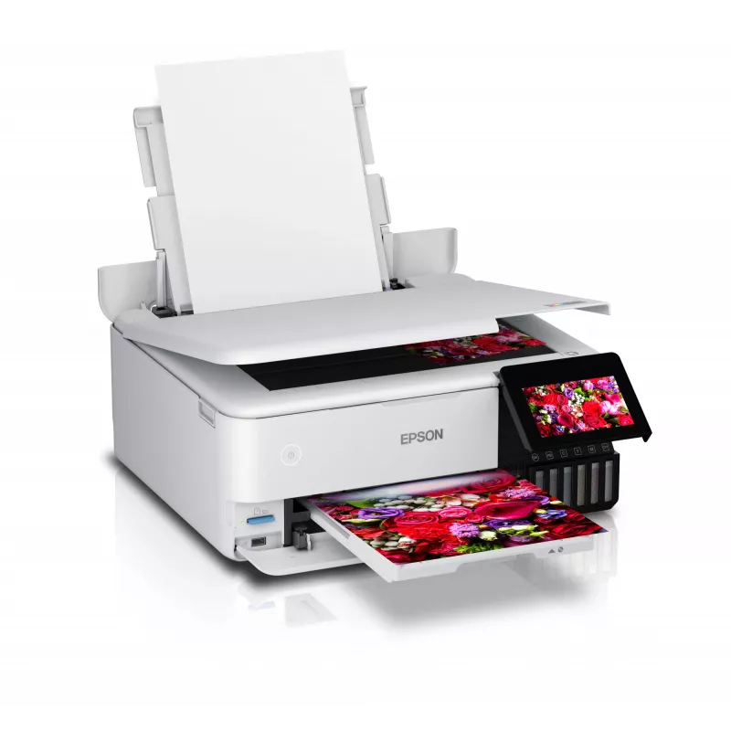 Impresora multifunción de inyección de tinta Epson EcoTank L8160 — impresión en color, 5760x1440 DPI, 32 ppm, A4, Wi‑Fi, dúplex