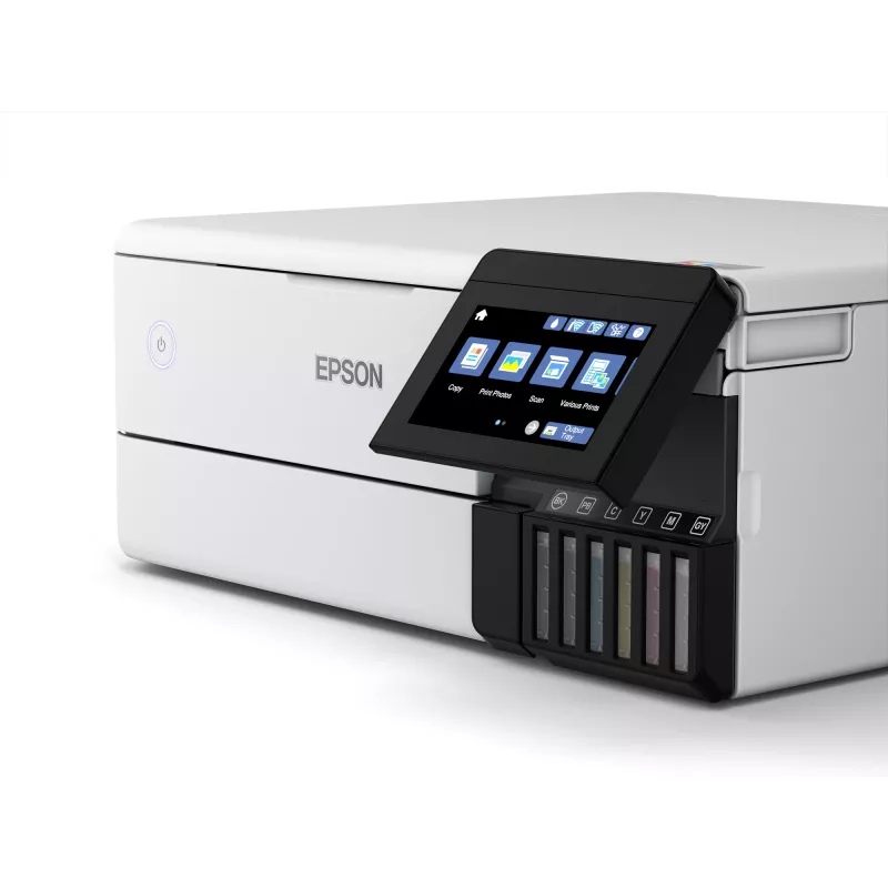 Impresora multifunción de inyección de tinta Epson EcoTank L8160 — impresión en color, 5760x1440 DPI, 32 ppm, A4, Wi‑Fi, dúplex