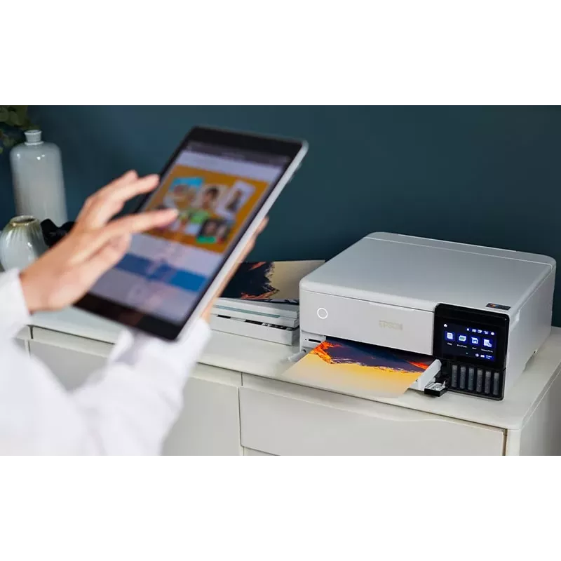 Impresora multifunción de inyección de tinta Epson EcoTank L8160 — impresión en color, 5760x1440 DPI, 32 ppm, A4, Wi‑Fi, dúplex