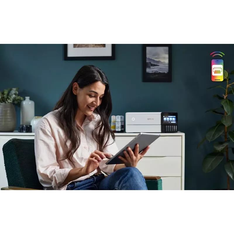Impresora multifunción de inyección de tinta Epson EcoTank L8160 — impresión en color, 5760x1440 DPI, 32 ppm, A4, Wi‑Fi, dúplex