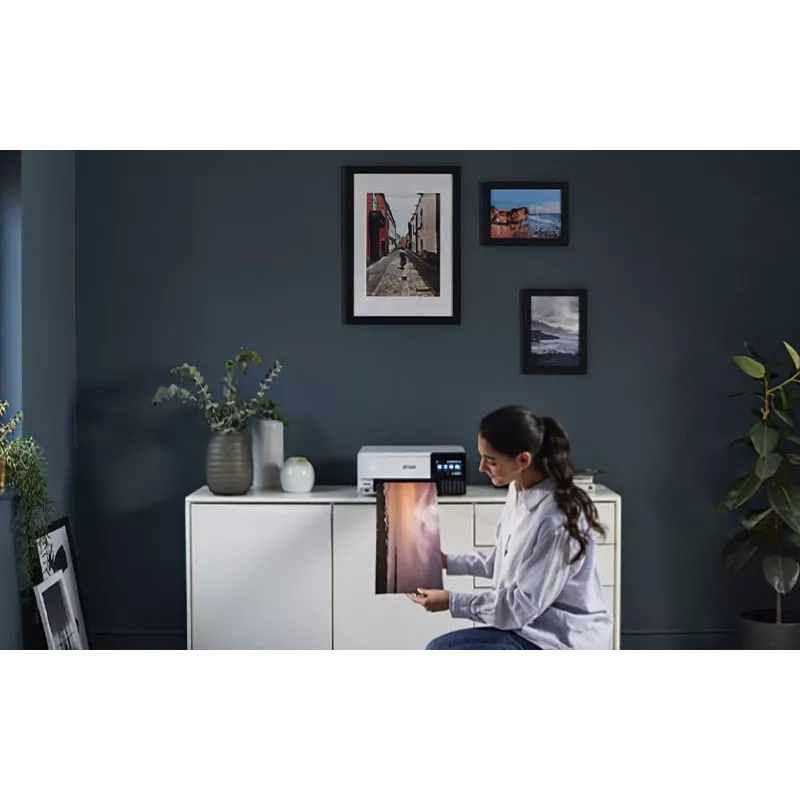 Impresora multifunción de inyección de tinta Epson EcoTank L8160 — impresión en color, 5760x1440 DPI, 32 ppm, A4, Wi‑Fi, dúplex