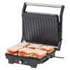 Parrilla de contacto Adler AD 3051 — acero inoxidable, 2200–2800 W, superficie de parrilla 1392 cm², temperatura ajustable, placas antiadherentes