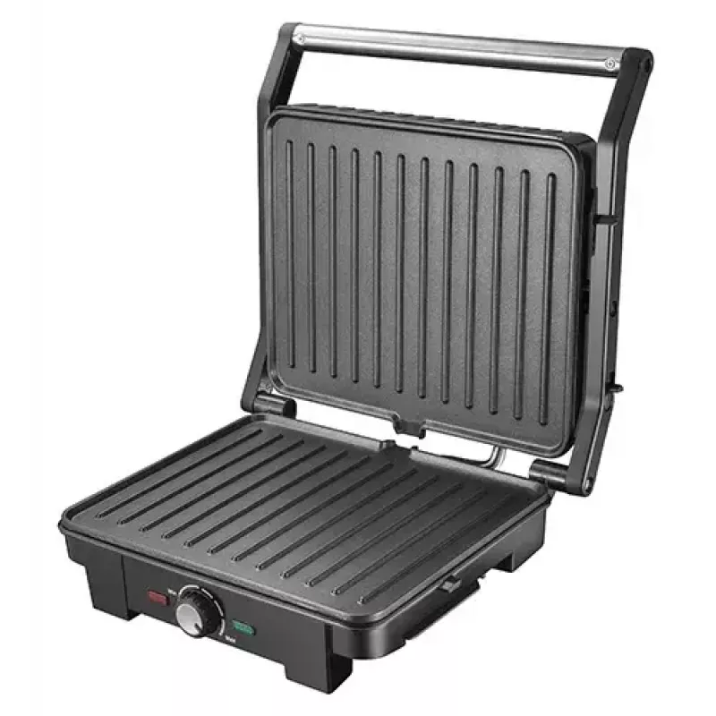 Parrilla de contacto Adler AD 3051 — acero inoxidable, 2200–2800 W, superficie de parrilla 1392 cm², temperatura ajustable, placas antiadherentes