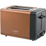 Tostadora Bosch TAT4P429 2 ranuras 970 W negro/marrón, acero inoxidable compacta