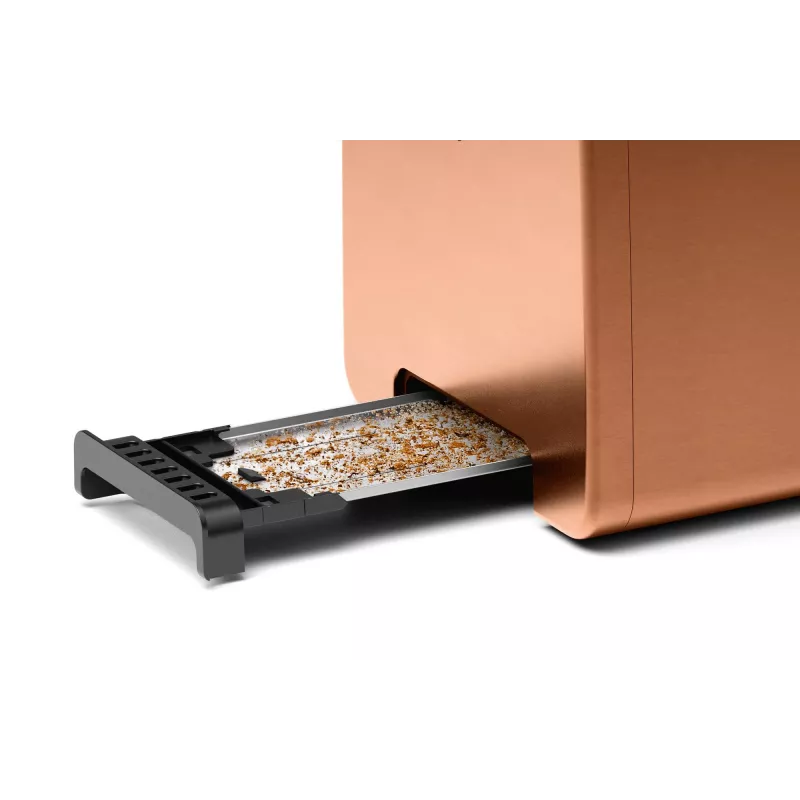 Tostadora Bosch TAT4P429 2 ranuras 970 W negro/marrón, acero inoxidable compacta