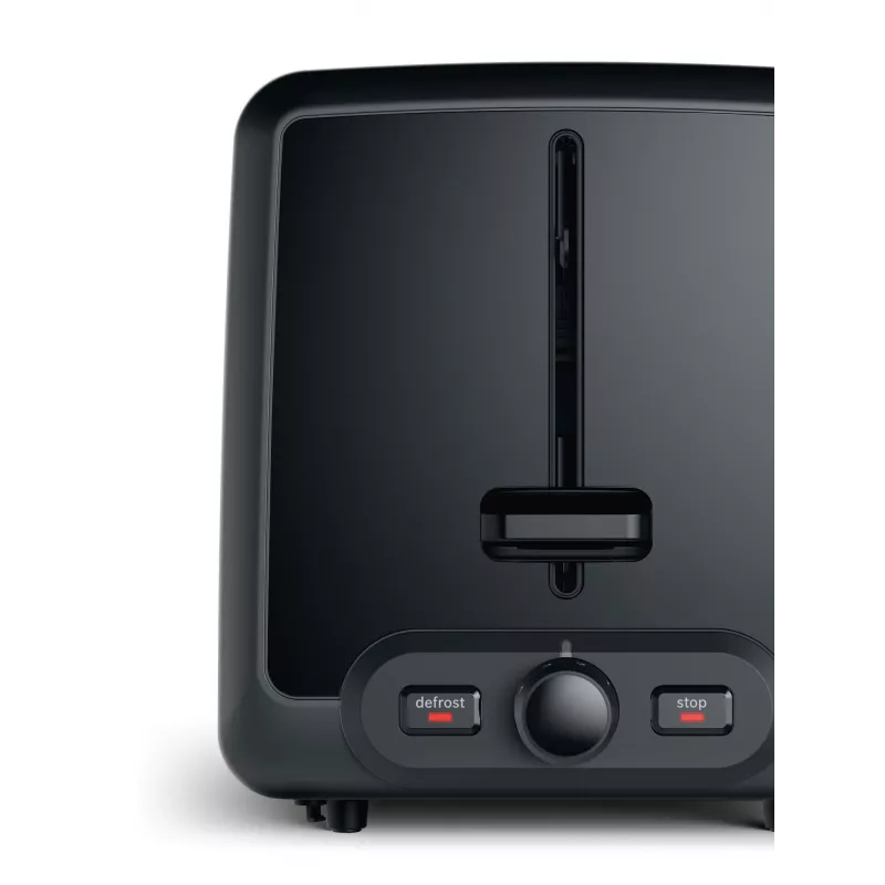 Tostadora Bosch TAT4P429 2 ranuras 970 W negro/marrón, acero inoxidable compacta