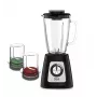 Batidora de vaso Tefal BlendForce II BL4388 — 800 W, jarra de cristal de 1,25 l, trituradora de hielo, negro/acero inoxidable cepillado