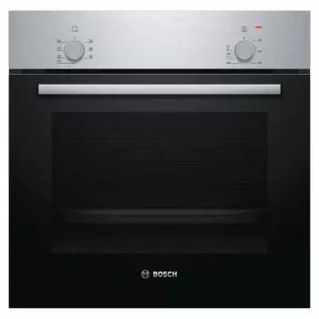Horno integrable Bosch Serie 2 HBF010BR1S eléctrico, 66 L, acero inoxidable, mandos giratorios