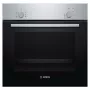 Horno integrable Bosch Serie 2 HBF010BR1S eléctrico, 66 L, acero inoxidable, mandos giratorios