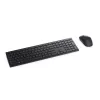 Teclado y ratón DELL Pro - KM5221W - US International (QWERTY) - Negro - (RTL BOX)
