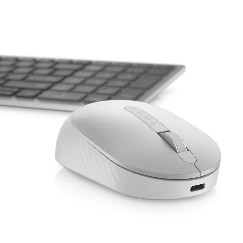 Ratón DELL Pro Premium Compact - MS7421W - platino-plata, ambidiestro, óptico, RF Wireless + Bluetooth, 1600 DPI, platino, plata (envase abierto)