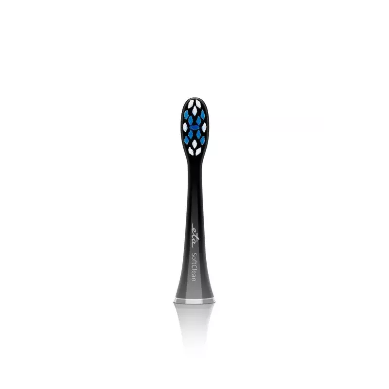 Cabezales de cepillo de dientes ETA ETA070790600 — 2 uds., compatibles con cepillos de dientes eléctricos ETA, colores negro/azul/blanco