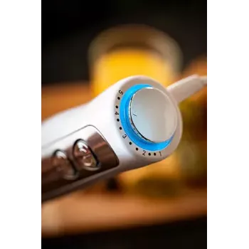 Batidora de brazo Adler AD 4625w — batidora de mano, 5 velocidades, turbo, 1500 W, cuchillas de acero inoxidable, plata/blanco