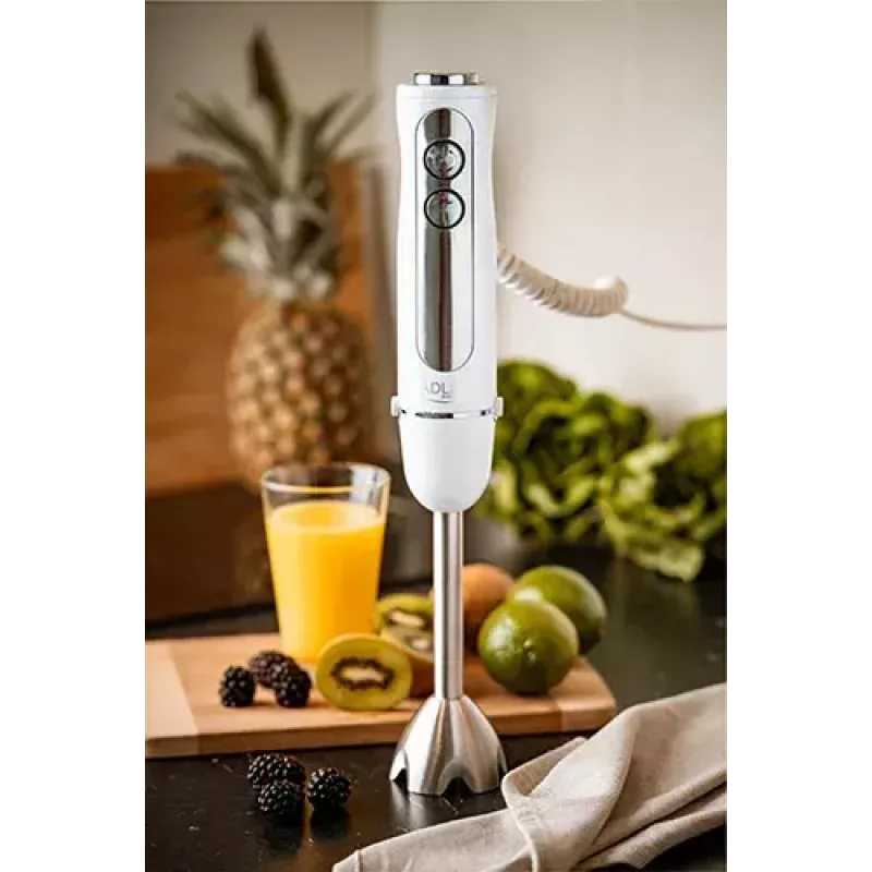 Batidora de brazo Adler AD 4625w — batidora de mano, 5 velocidades, turbo, 1500 W, cuchillas de acero inoxidable, plata/blanco