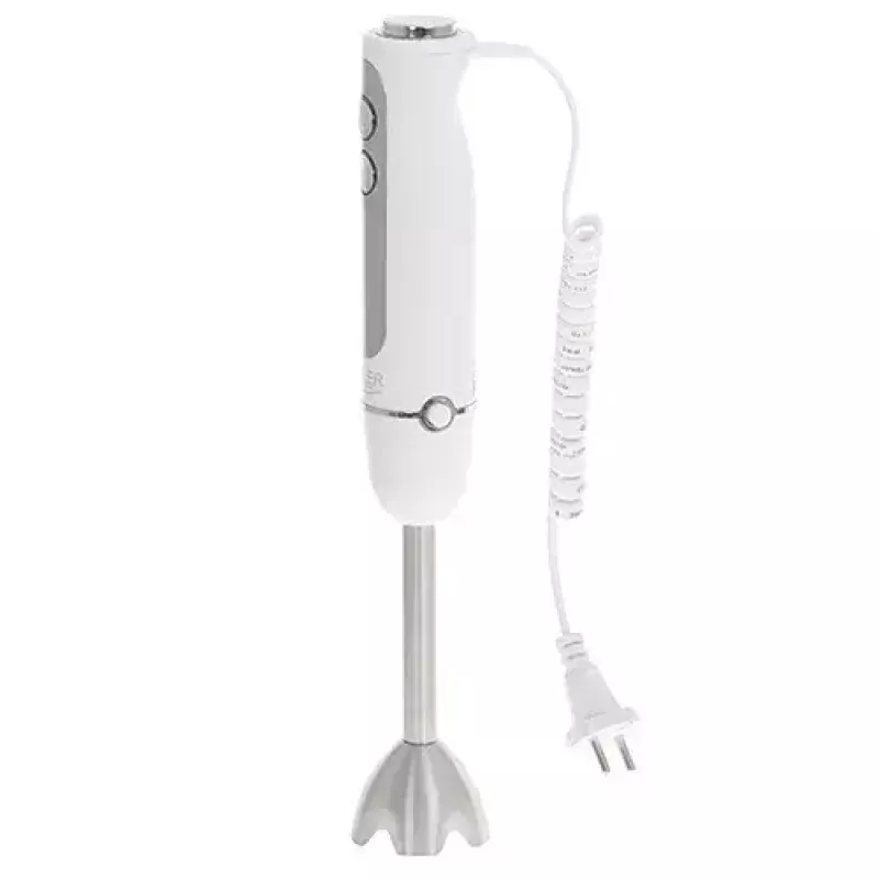 Batidora de brazo Adler AD 4625w — batidora de mano, 5 velocidades, turbo, 1500 W, cuchillas de acero inoxidable, plata/blanco