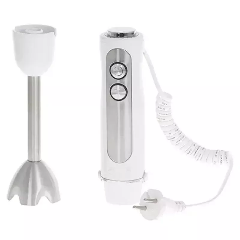 Batidora de brazo Adler AD 4625w — batidora de mano, 5 velocidades, turbo, 1500 W, cuchillas de acero inoxidable, plata/blanco
