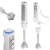 Batidora de brazo Adler AD 4625w — batidora de mano, 5 velocidades, turbo, 1500 W, cuchillas de acero inoxidable, plata/blanco
