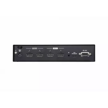 Conmutador de matriz HDMI ATEN 2x2 4K, hasta 15 m, conmutador de matriz AV, 10,2 Gbit/s, 340 MHz, 4096 x 2160 píxeles, 4096 x 2160, 3840 x 2160, negro